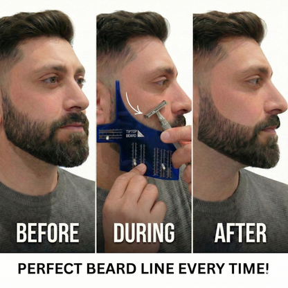 Royal Blue Curve Beard Template