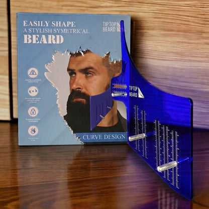 Royal Blue Curve Beard Template