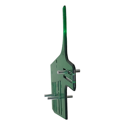 Emerald Green Bend Beard Template
