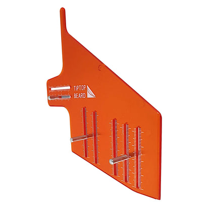 Fire Orange Straight Beard Template