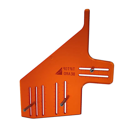 Fire Orange Straight Beard Template