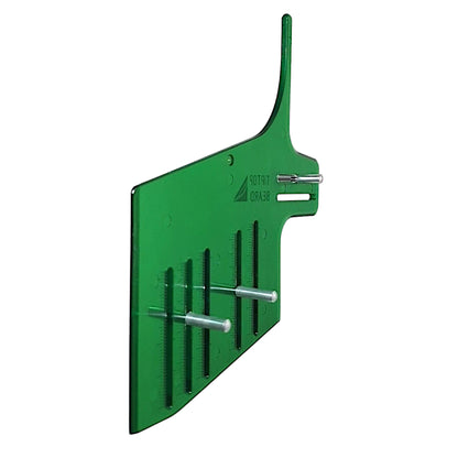 Emerald Green Bend Beard Template