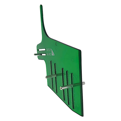 Emerald Green Bend Beard Template