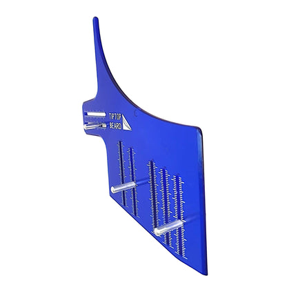 Royal Blue Curve Beard Template
